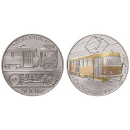 Tramvaj ČKD Tatra T3, BK (500) - pamětní stříbrná mince