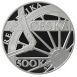 Parní lokomotiva Škoda 498 Albatros, BK (500) - pamětní stříbrná mince