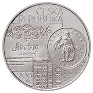Pamětní stříbrná mince k 200. výročí založení české spořitelny Böhmische Sparkasse (200) BK