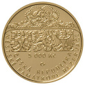 Zlatá mince Město Štramberk (5000), kvalita PROOF – šperky od krasne-klenoty.cz: