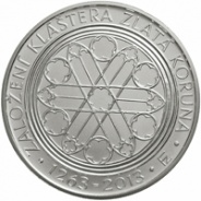 750. výročí založení kláštera Zlatá koruna, PROOF (200) - pamětní stříbrná mince